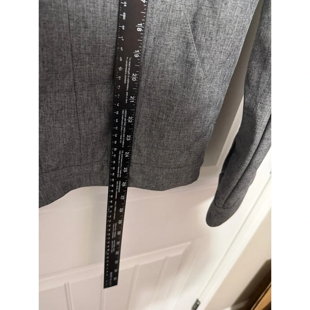Levi Strauss & Co Jacket Mens Medium Heathered Grey Zip Snap Front EUC